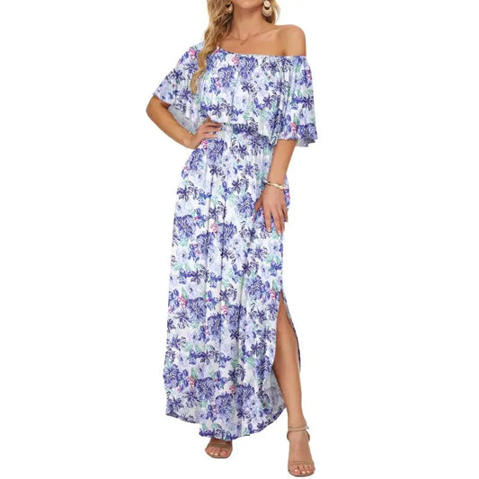 Nawki - Summer Off-Shoulder Maxi Dress