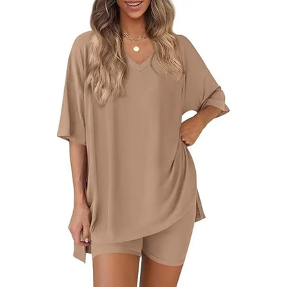 Nawki - Bamboo Soft Lounge Set - (V Neck)